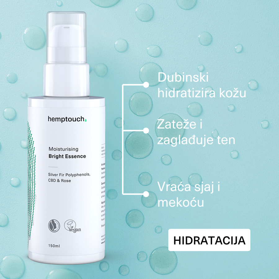 Moisturising Bright esencija 150 ml